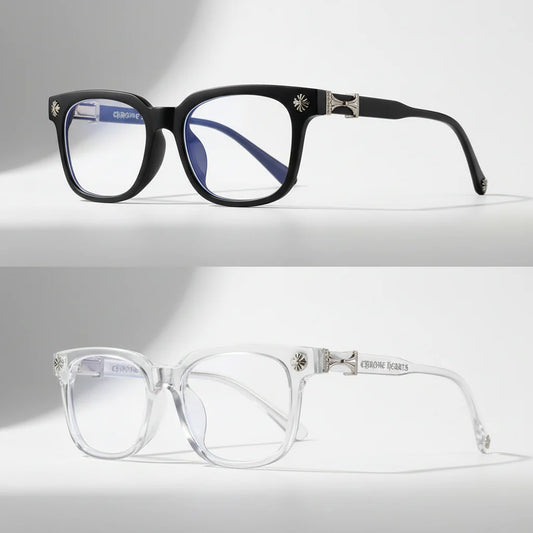 Lunette Écran pour Femme, lunettes anti lumière bleue, modèle noir et transparent, design élégant.